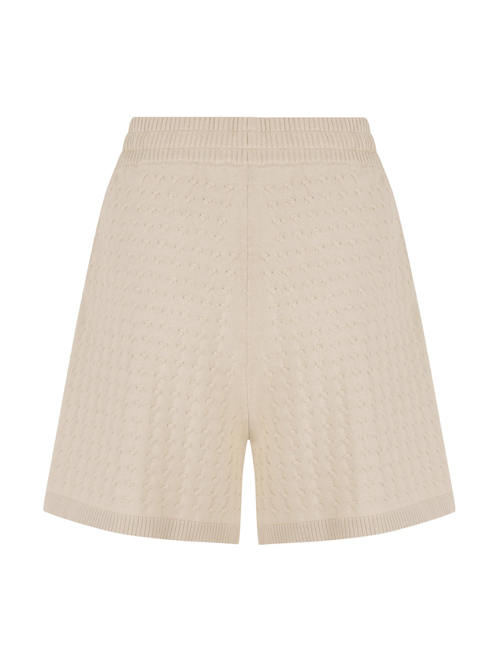 Lennox Cotton Knit Shorts Stone