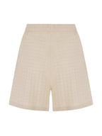 Lennox Cotton Knit Shorts Stone