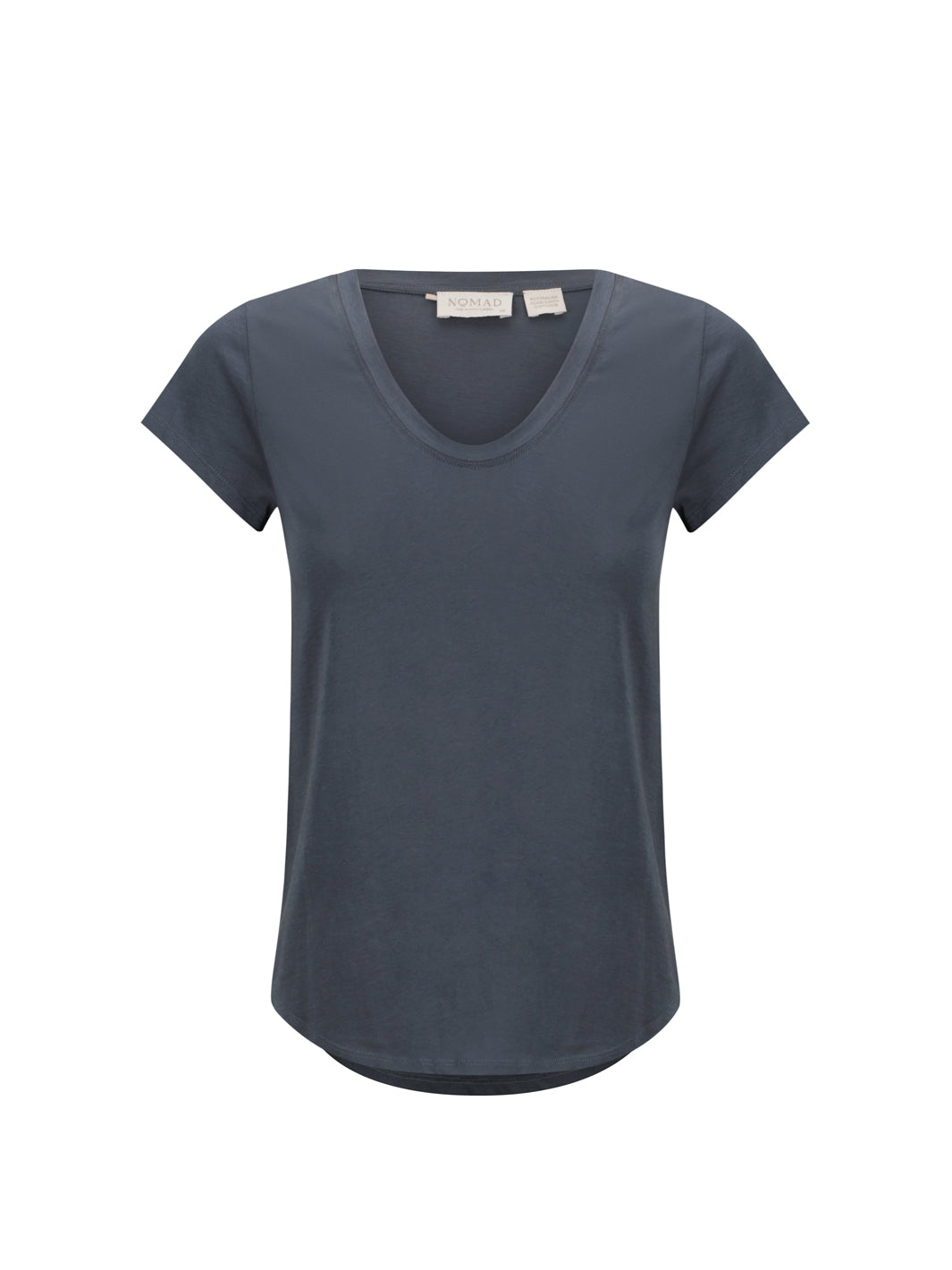Leura Cotton T-Shirt Charcoal