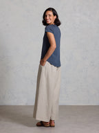 Leura Cotton T-Shirt Charcoal