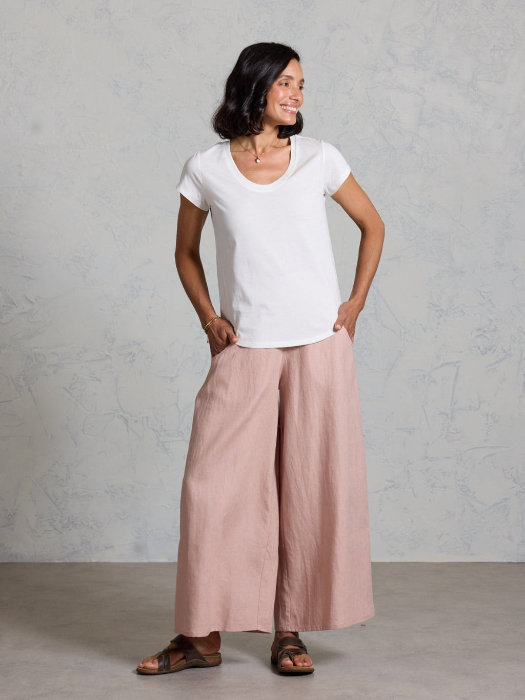 Leura Cotton T-Shirt Coconut