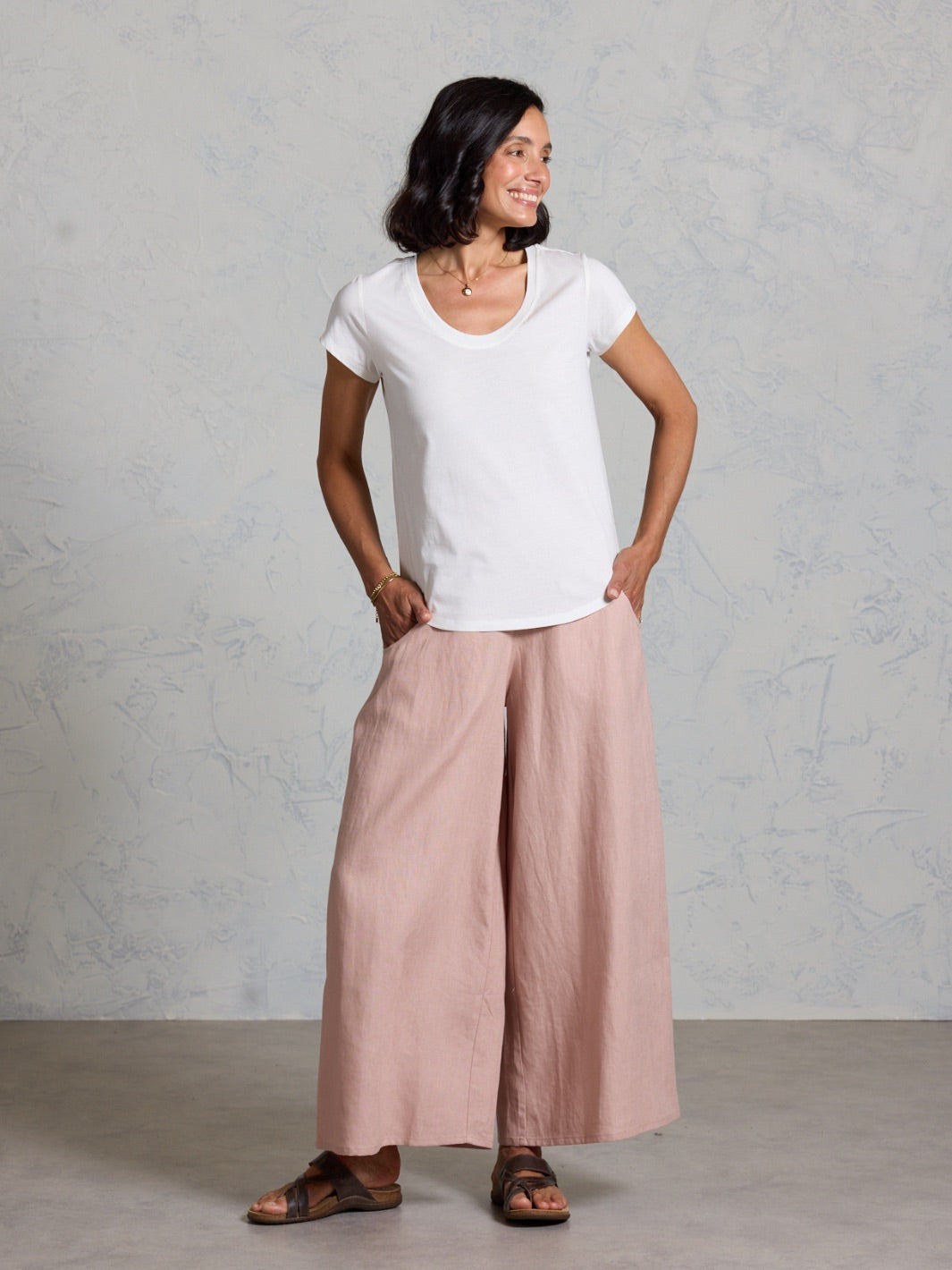Leura Cotton T-Shirt Coconut