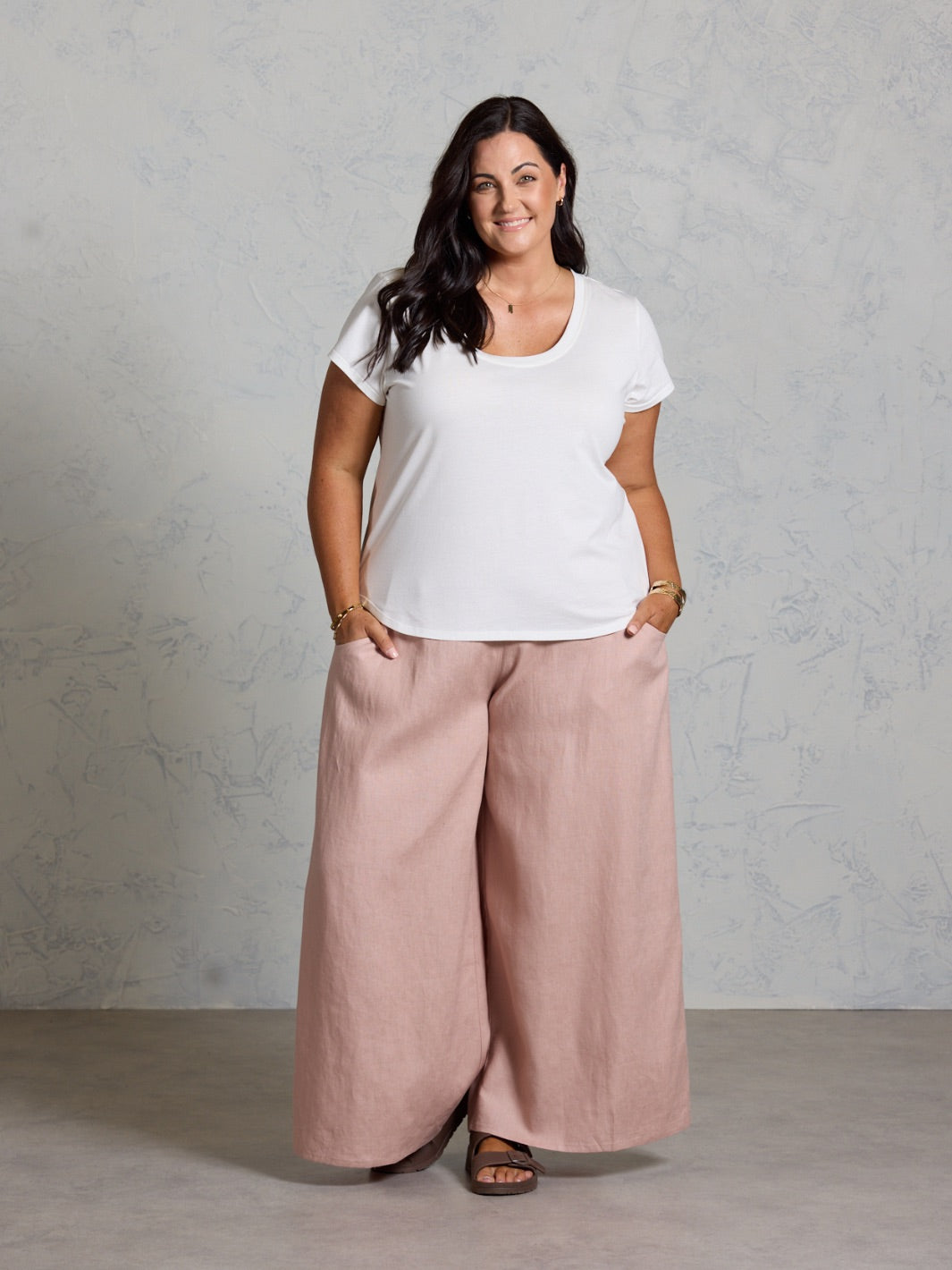Leura Cotton T-Shirt Coconut