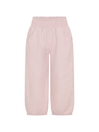 Marrakech French Linen Cropped Pants Dusty Pink