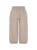 Marrakech French Linen Cropped Pants Flax
