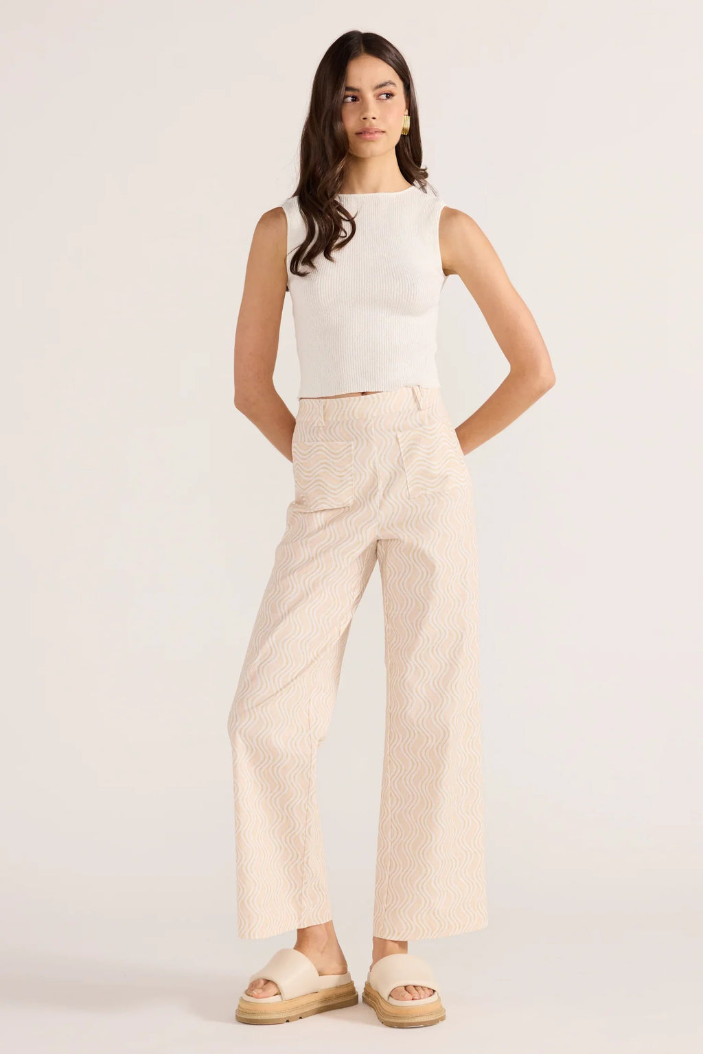 Minkpink Claire Knit Crop Top