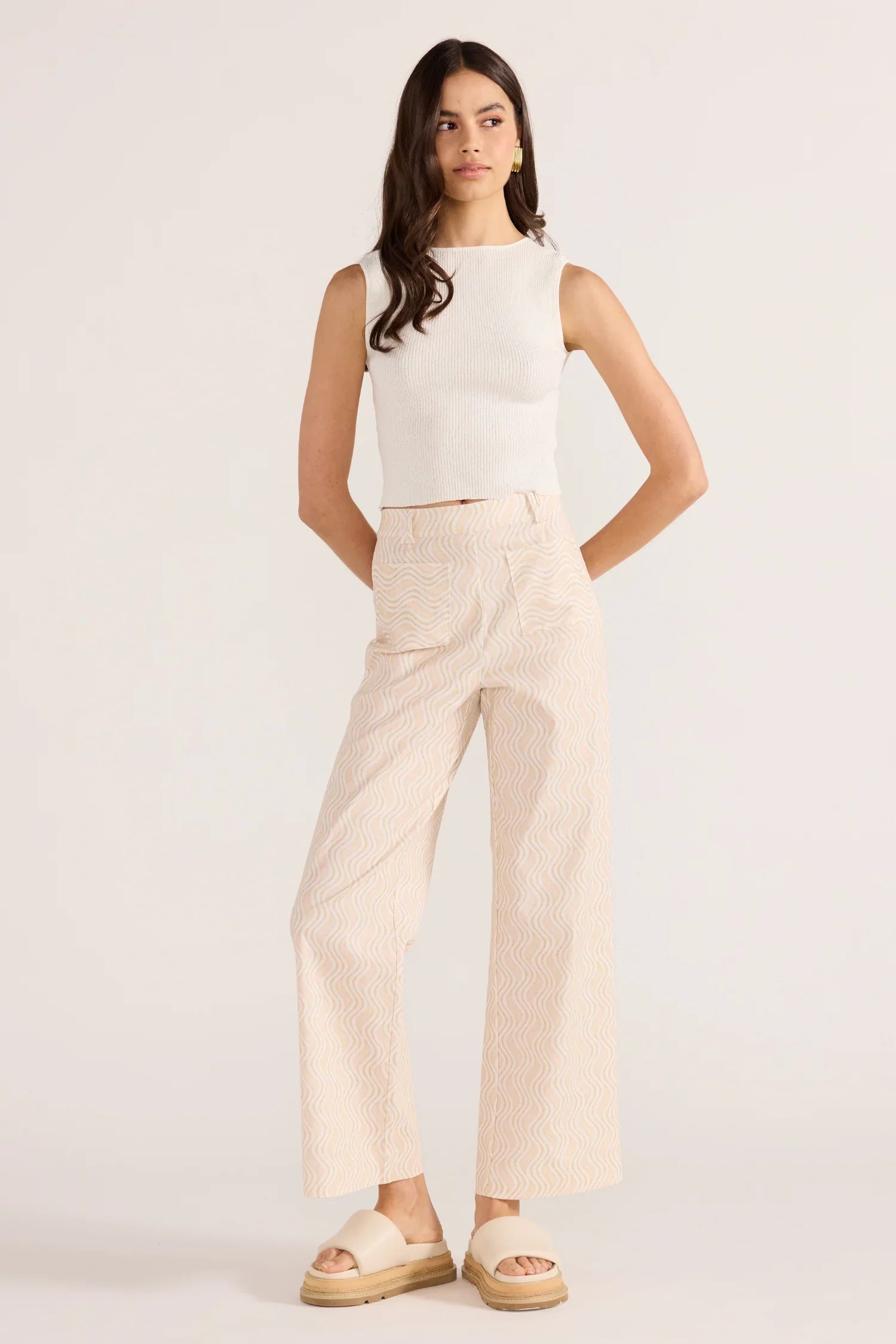 Minkpink Claire Knit Crop Top