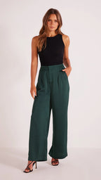 Minkpink Erin Satin Wide Leg Pant