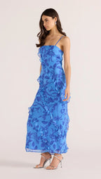 Minkpink Jeanne Ruffle Maxi Dress