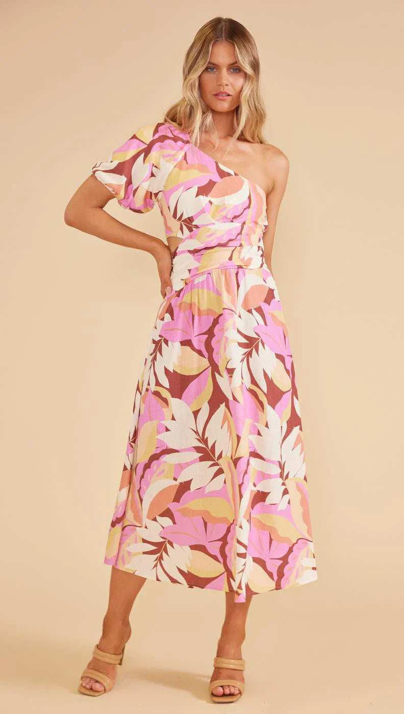 Minkpink Kali One Shoulder Dress