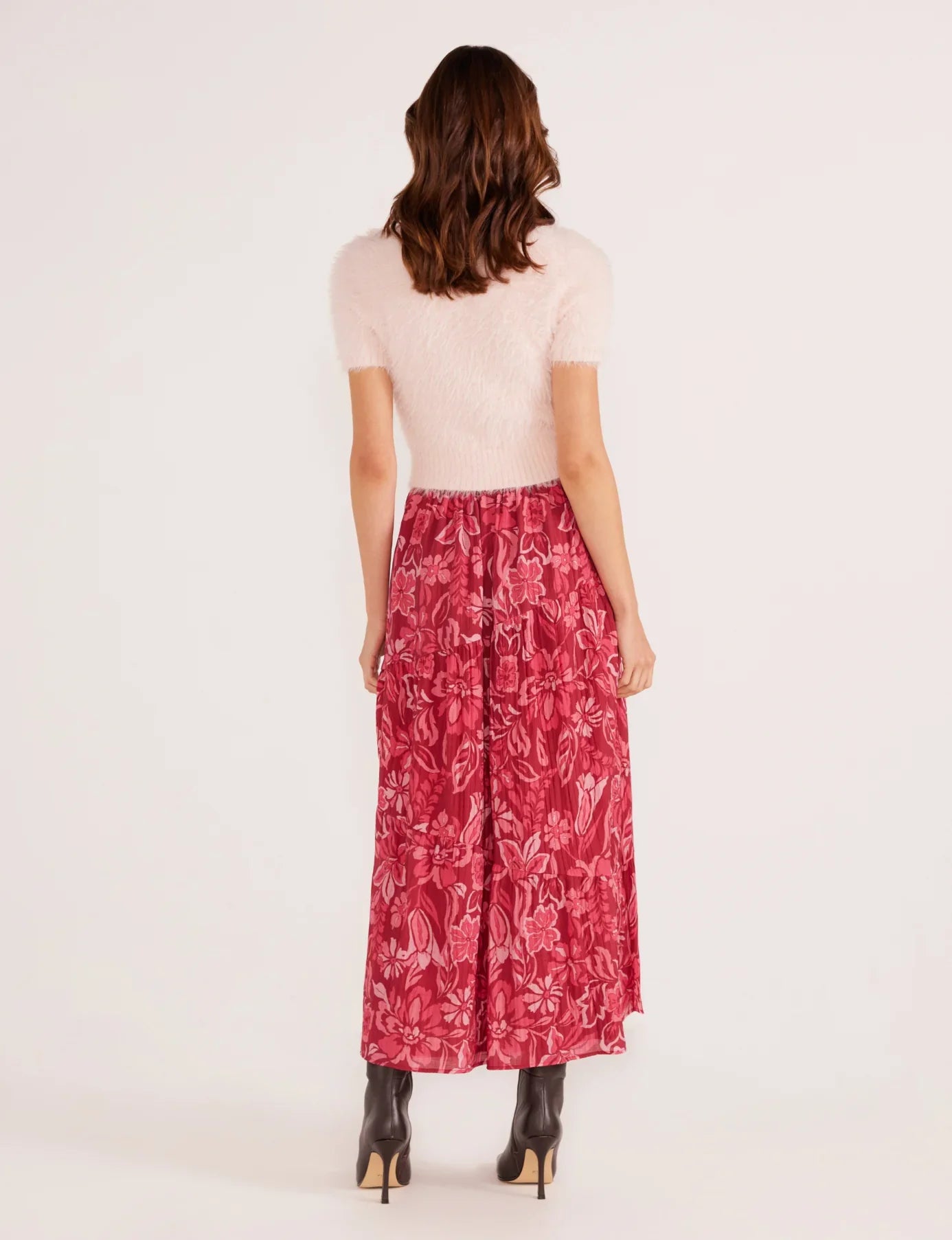 Minkpink Mae Tiered Midi Skirt