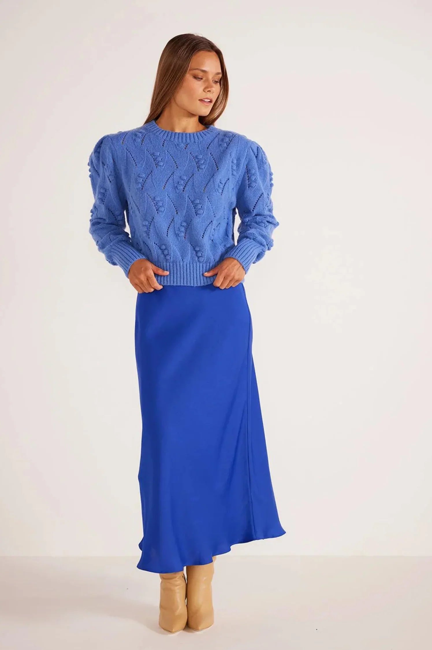 Minkpink Olivia Bias Skirt