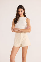 Minkpink Claire Knit Crop Top