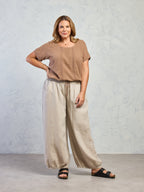 Daisy Organic Cotton Blouse Cinnamon