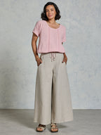 Daisy Organic Cotton Blouse Dusty Pink