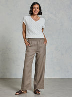 Yamba French Linen Pants Elm