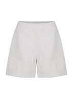 Paros French Linen Shorts Oyster
