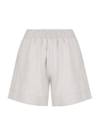 Paros French Linen Shorts Oyster