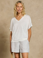 Iris Jersey T-Shirt Coconut