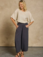 Sadhu Cotton Pants Charcoal