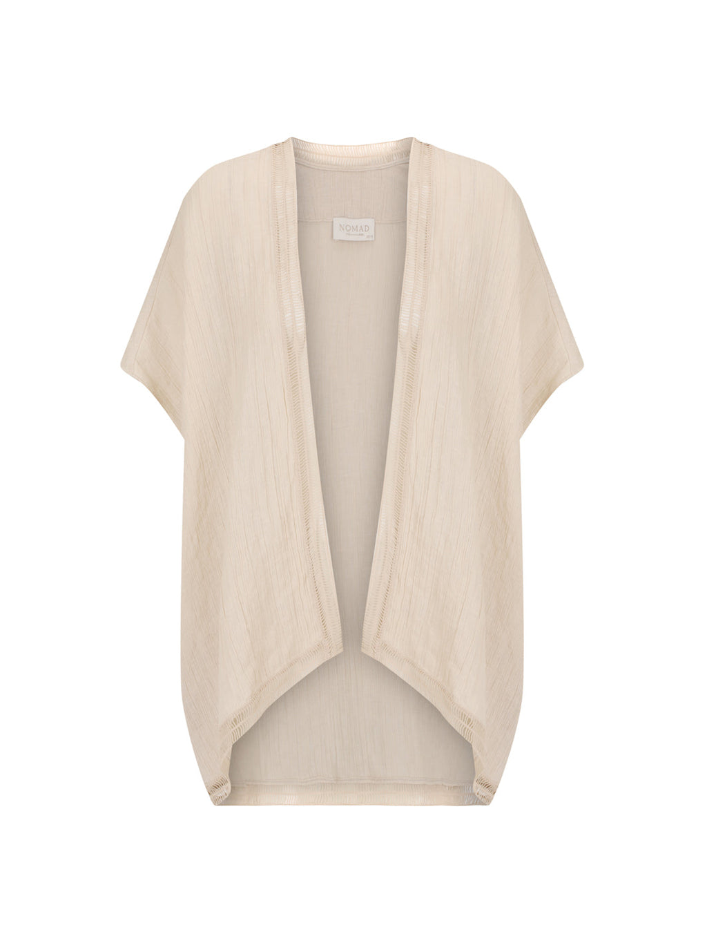 Rhea French Linen Kimono Stone