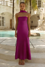 Runaway Plum Elsa Strapless Scarf Dress
