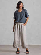 Sadhu French Linen Pants Flax