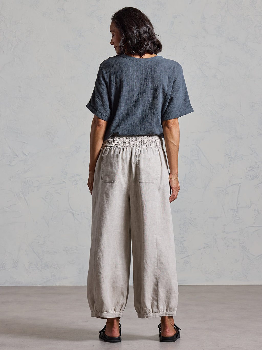 Sadhu French Linen Pants Flax