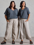 Sadhu French Linen Pants Flax
