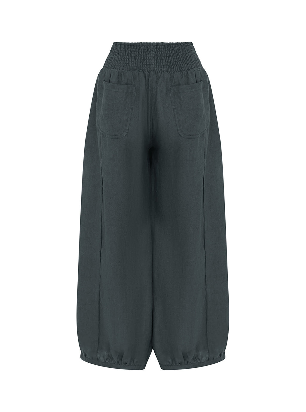 Sadhu French Linen Pants Charcoal
