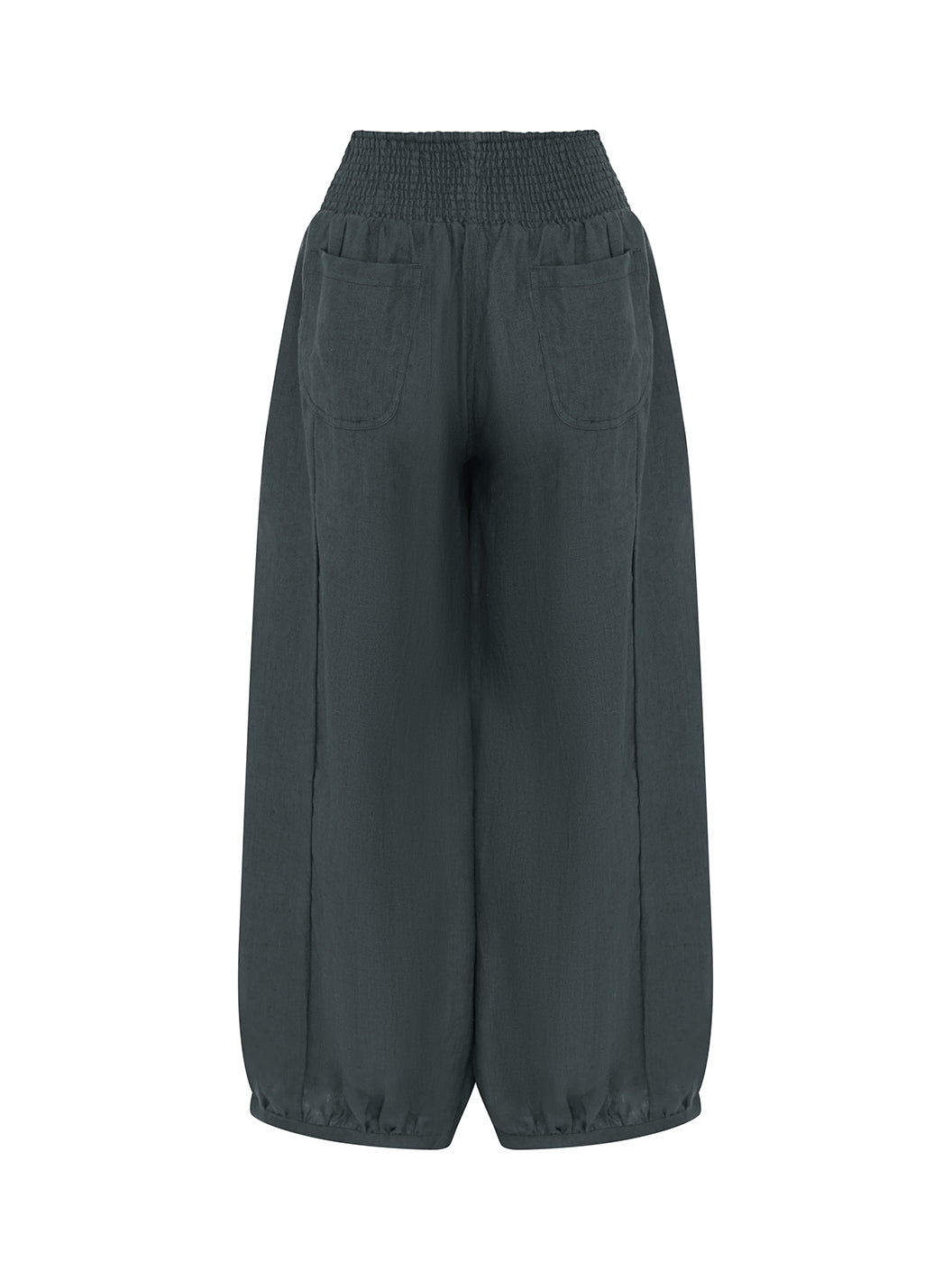Sadhu French Linen Pants Charcoal
