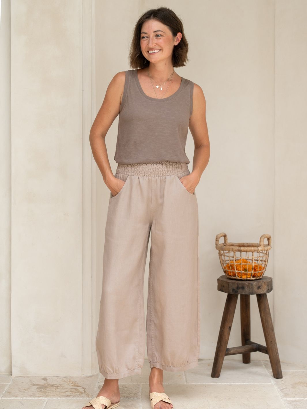 Sadhu French Linen Pants Tuffet
