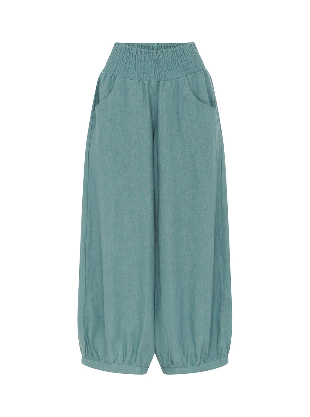 Sadhu French Linen Pants Tahiti Blue