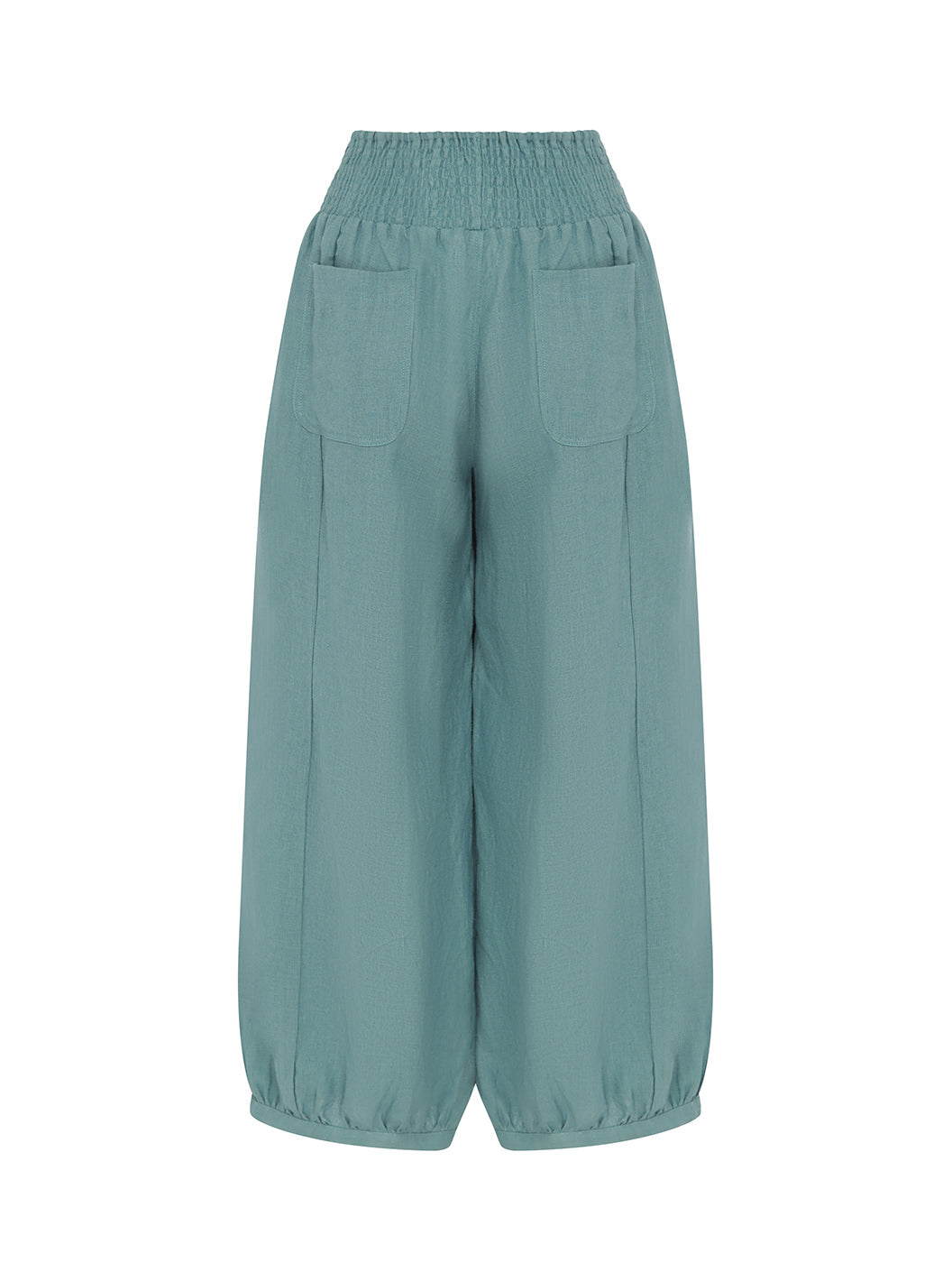 Sadhu French Linen Pants Tahiti Blue