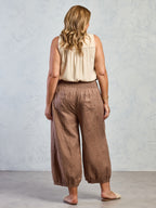 Sadhu French Linen Pants Cinnamon