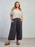 Sadhu Cotton Pants Charcoal