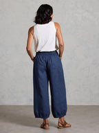 Sadhu French Linen Pants Navy