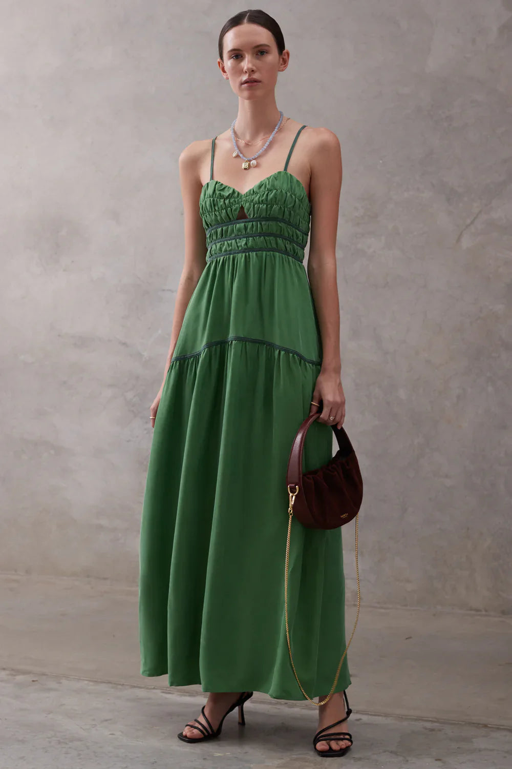 Sancia Jami Dress- Bottle Green