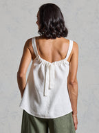 Soella French Linen Top Coconut