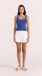 Staple the Label Thea Contrast Knit Tank