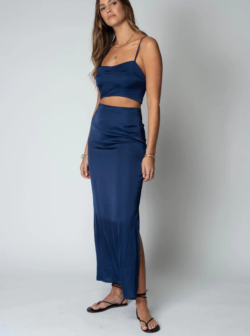 Stillwater Dani Skirt- Navy