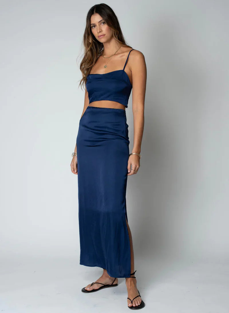 Stillwater Dani Skirt- Navy