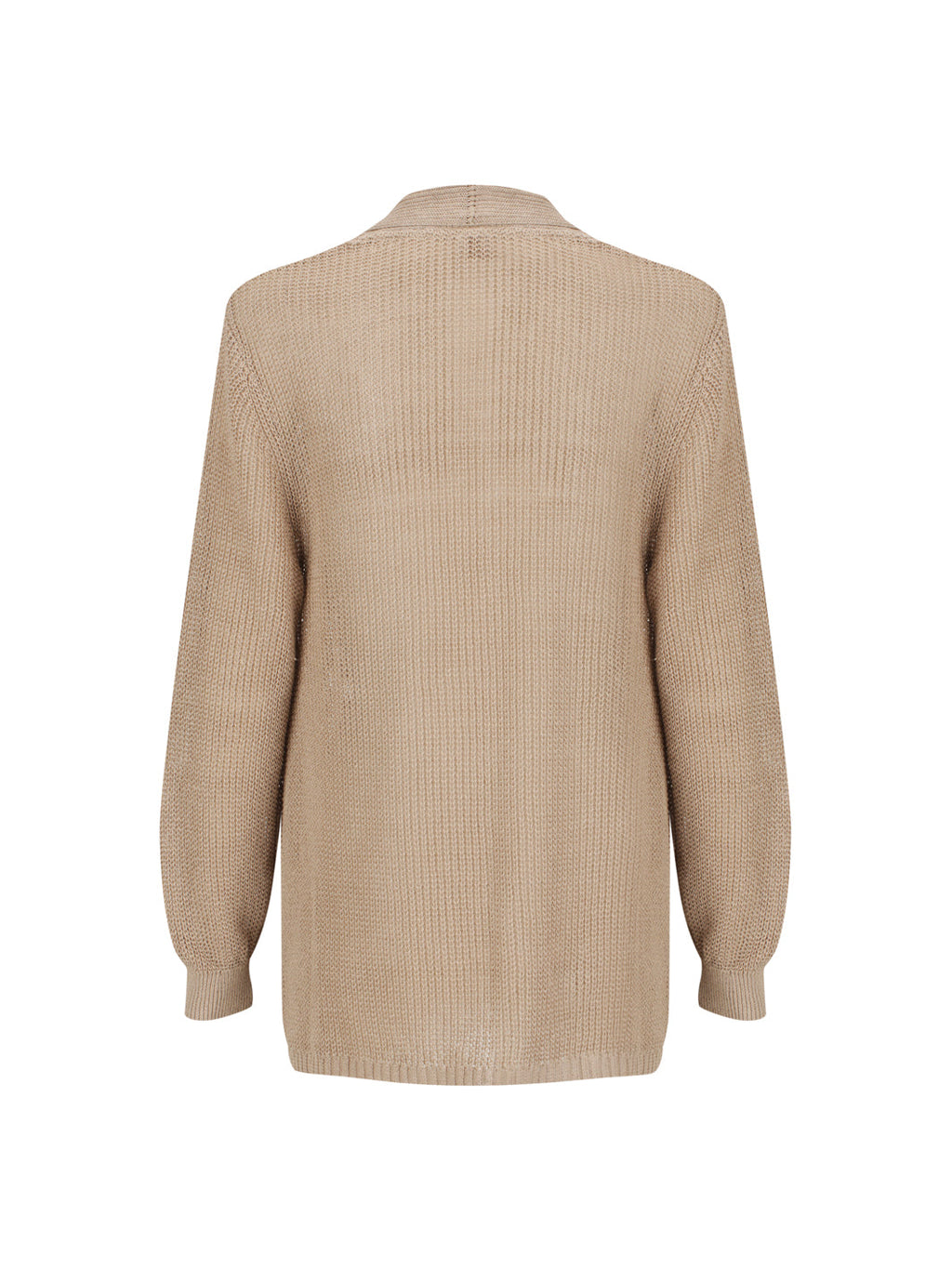 Tathra Organic French Linen Knit Cardigan Tuffet