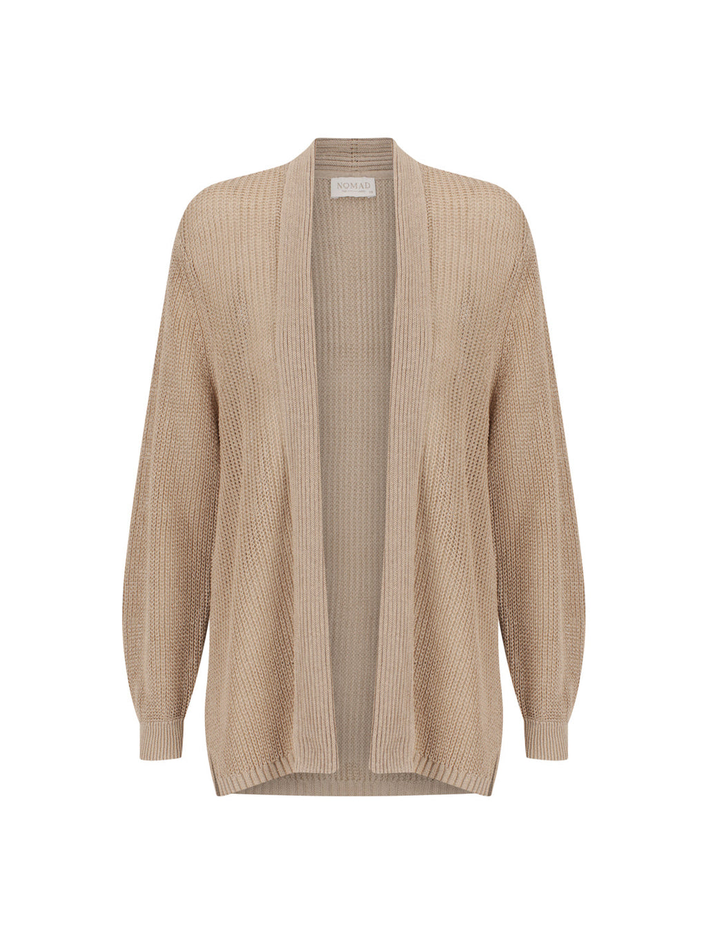 Tathra Organic French Linen Knit Cardigan Tuffet