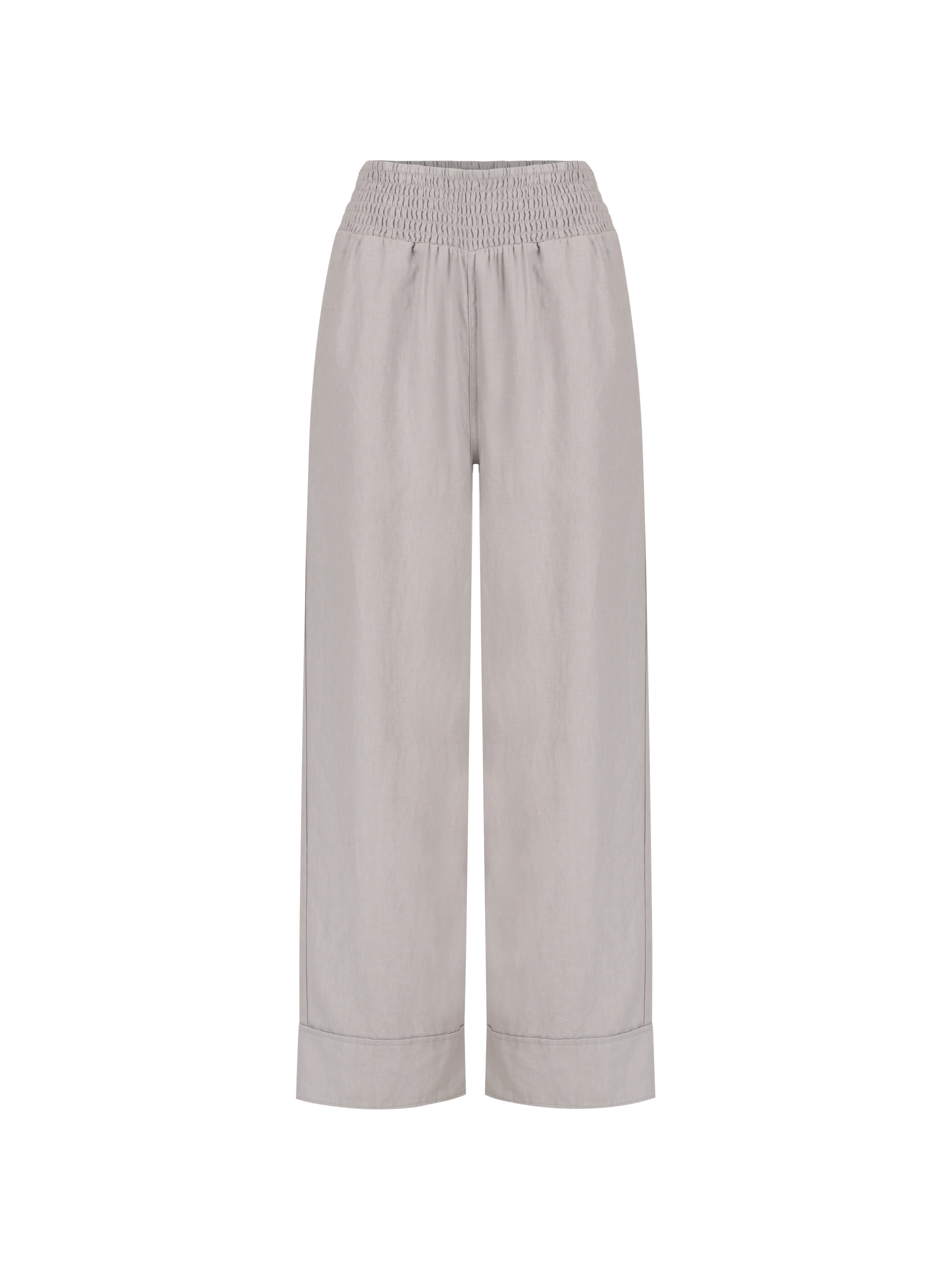 Yamba French Linen Pants Fog