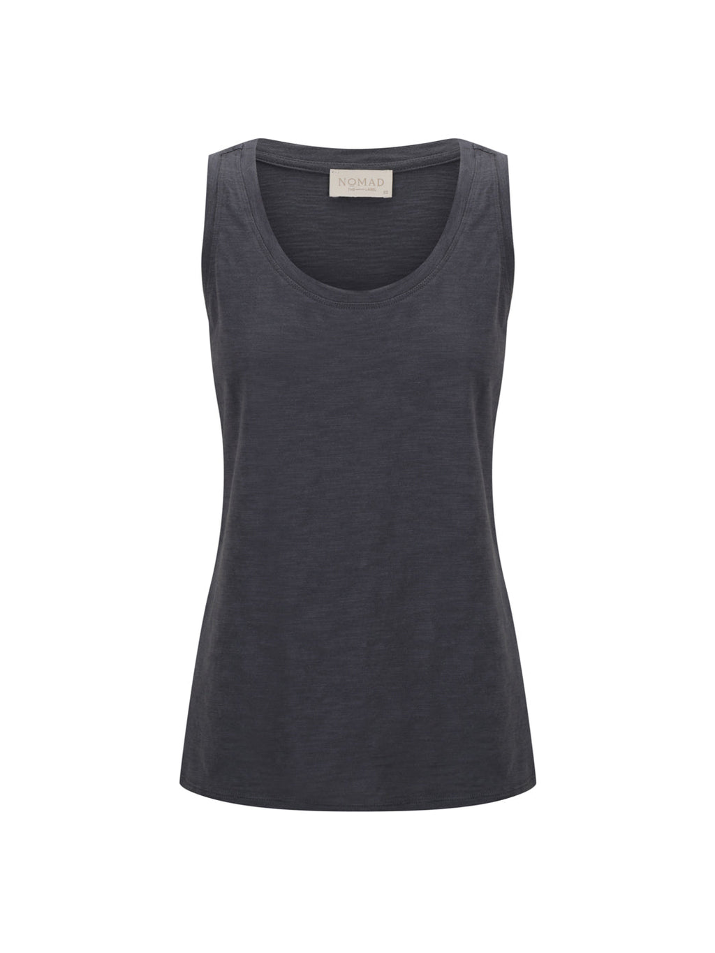 Yarra Cotton Tank Top Charcoal