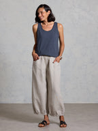Yarra Cotton Tank Top Charcoal