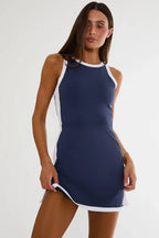 Beach Riot Zephyra Dress Ultramarine Matte