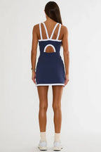 Beach Riot Zephyra Dress Ultramarine Matte