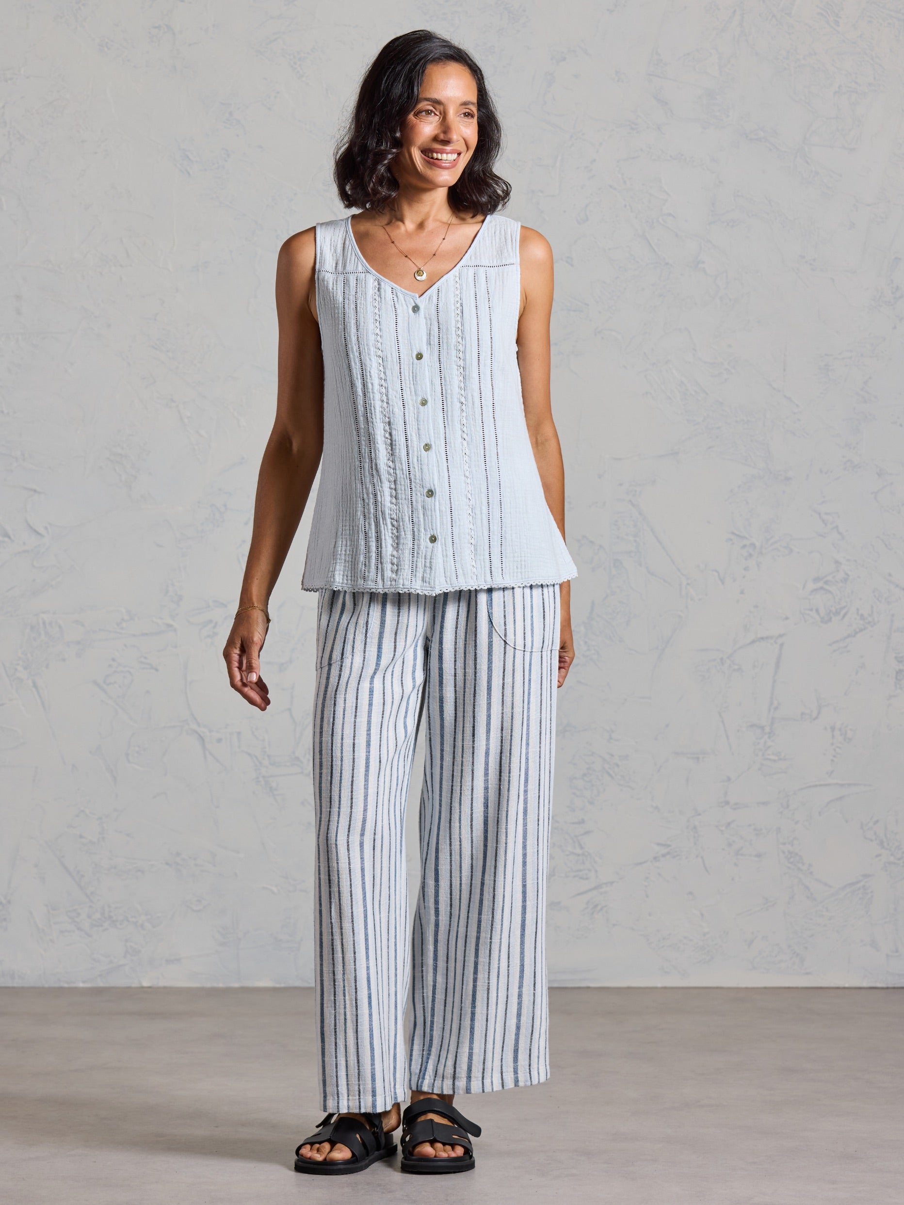 Ceres Organic Cotton Top Serene Blue